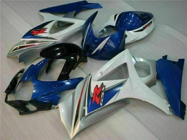 Kit Carenado ABS Completo GSXR 1000 K7 2007-2008 - Azul Blanco Kit Carenado ABS Completo GSXR 1000 K7 2007-2008 - Azul Blanco