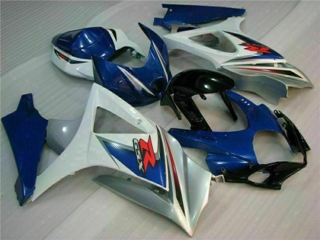 Kit Carenado ABS Completo GSXR 1000 K7 2007-2008 - Azul Blanco Kit Carenado ABS Completo GSXR 1000 K7 2007-2008 - Azul Blanco