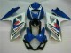 Kit Carenado ABS Completo GSXR 1000 K7 2007-2008 - Azul Blanco Kit Carenado ABS Completo GSXR 1000 K7 2007-2008 - Azul Blanco