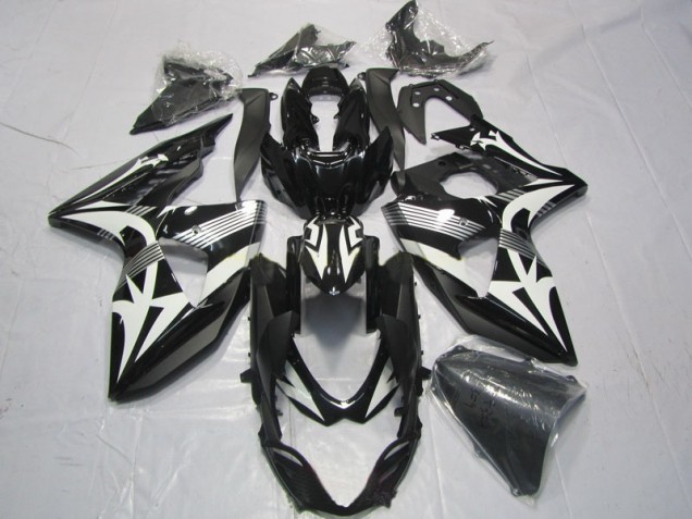 Kit Carenado ABS Completo GSXR 1000 K9 2009-2016 - Negro Blanco Kit Carenado ABS Completo GSXR 1000 K9 2009-2016 - Negro Blanco