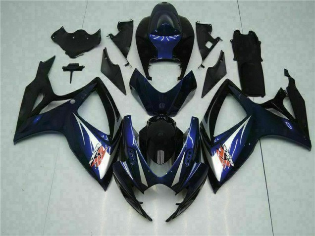 Kit Carenado ABS Completo GSXR 600 / 750 K6 2006-2007 - Azul Negro Kit Carenado ABS Completo GSXR 600 / 750 K6 2006-2007 - Azul Negro