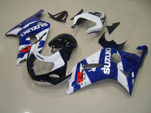 Kit Carenado ABS Completo GSXR 750 K1 K2 K3 2001-2003 - Azul Blanco Kit Carenado ABS Completo GSXR 750 K1 K2 K3 2001-2003 - Azul Blanco