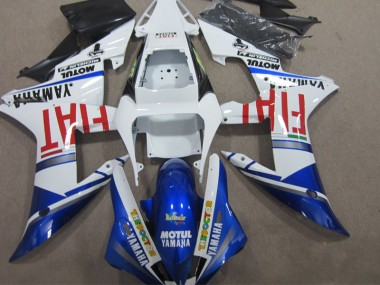 Kit Carenado ABS Completo R1 2002-2003 - Azul Blanco Motul Fiat