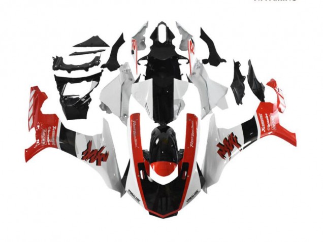 Kit Carenado ABS Completo R1 2015-2019 - Rojo Blanco Kit Carenado ABS Completo R1 2015-2019 - Rojo Blanco
