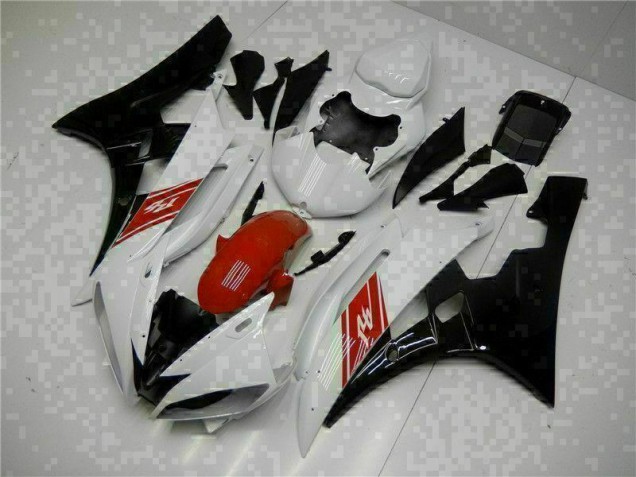 Kit Carenado ABS Completo R6 2006-2007 - Blanco Negro Kit Carenado ABS Completo R6 2006-2007 - Blanco Negro