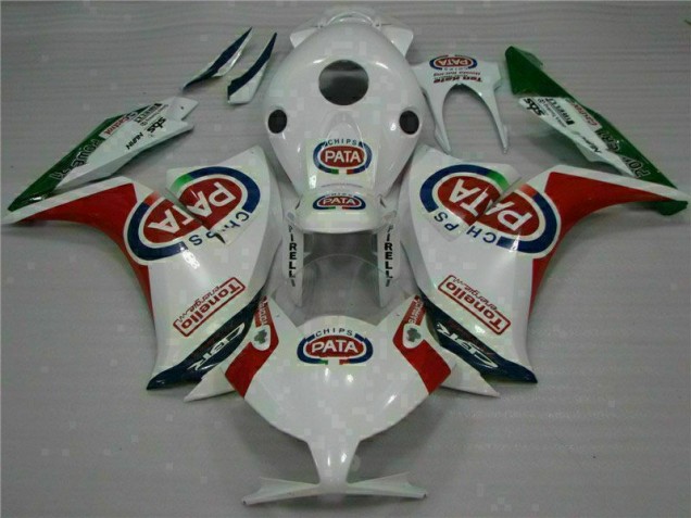 Kit Carenado Inyección CBR 1000 RR 2012-2016 - Rojo Blanco PATA Kit Carenado Inyección CBR 1000 RR 2012-2016 - Rojo Blanco PATA