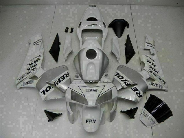 Kit Carenado Inyección CBR 600 RR 2003-2004 - Blanco Repsol Kit Carenado Inyección CBR 600 RR 2003-2004 - Blanco Repsol