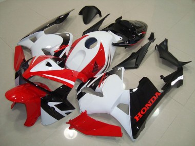 Kit Carenado Inyección CBR 600 RR 2005-2006 - Rojo Blanco Negro