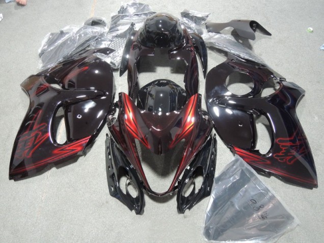 Kit Carenado Inyección GSXR 1300 Hayabusa 2008-2019 - Negro Rojo Kit Carenado Inyección GSXR 1300 Hayabusa 2008-2019 - Negro Rojo