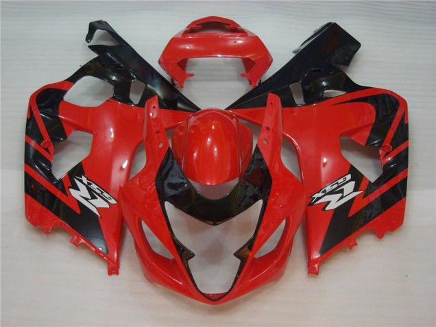 Kit Carenado Inyección GSXR 600 / 750 K4 2004-2005 - Rojo Negro Kit Carenado Inyección GSXR 600 / 750 K4 2004-2005 - Rojo Negro