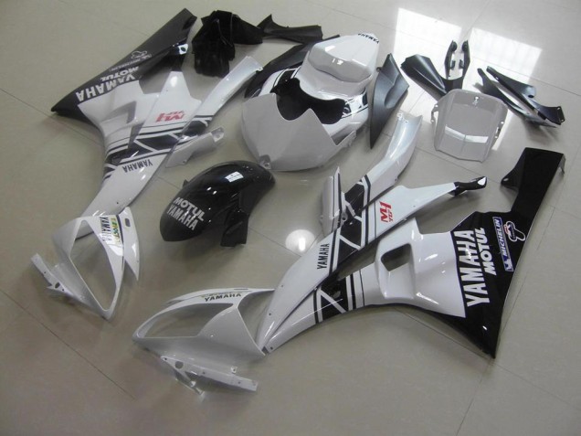 Kit Carenado Inyección R6 2006-2007 - Negro Blanco Kit Carenado Inyección R6 2006-2007 - Negro Blanco