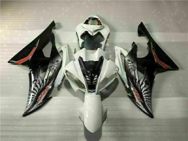 Kit Carenado Inyección R6 2008-2016 - Blanco Negro