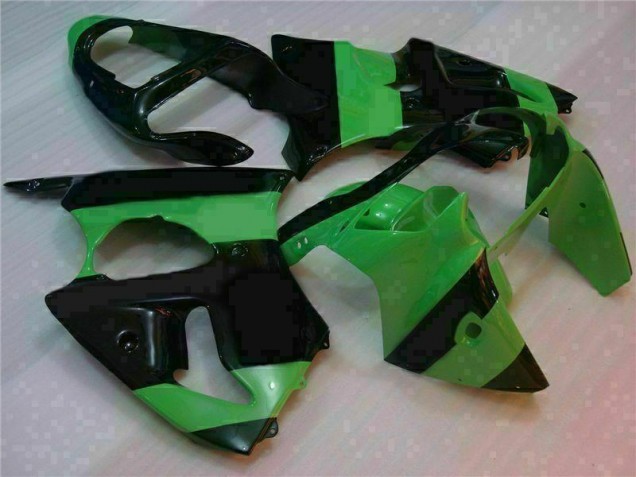 Kit Carenado Inyección ZX6R 2000-2002 - Verde Negro Kit Carenado Inyección ZX6R 2000-2002 - Verde Negro