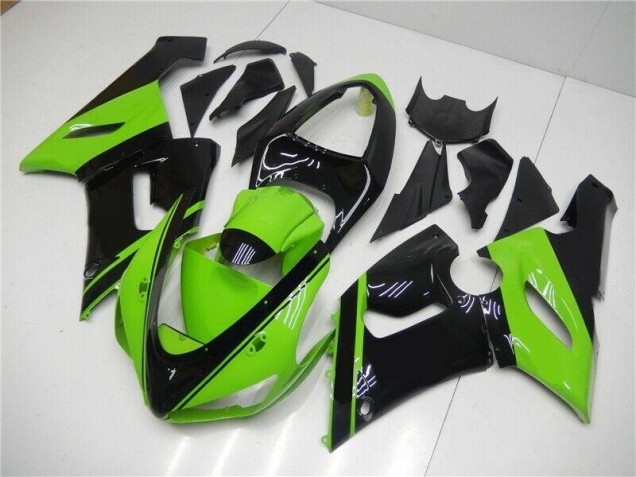 Kit Carenado Inyección ZX6R 2005-2006 - Verde Negro Kit Carenado Inyección ZX6R 2005-2006 - Verde Negro