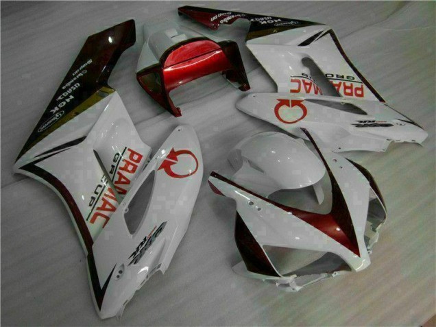 Kit Carenado Moto CBR 1000 RR 2004-2005 - Blanco Rojo Kit Carenado Moto CBR 1000 RR 2004-2005 - Blanco Rojo