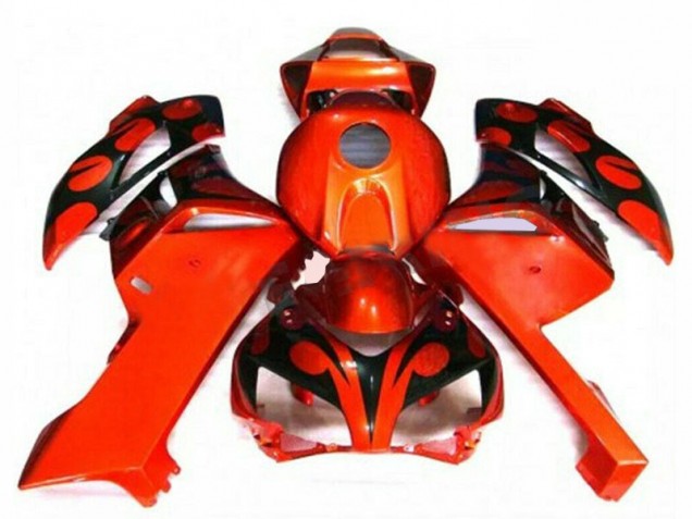 Kit Carenado Moto CBR 1000 RR 2004-2005 - Naranja Negro Kit Carenado Moto CBR 1000 RR 2004-2005 - Naranja Negro