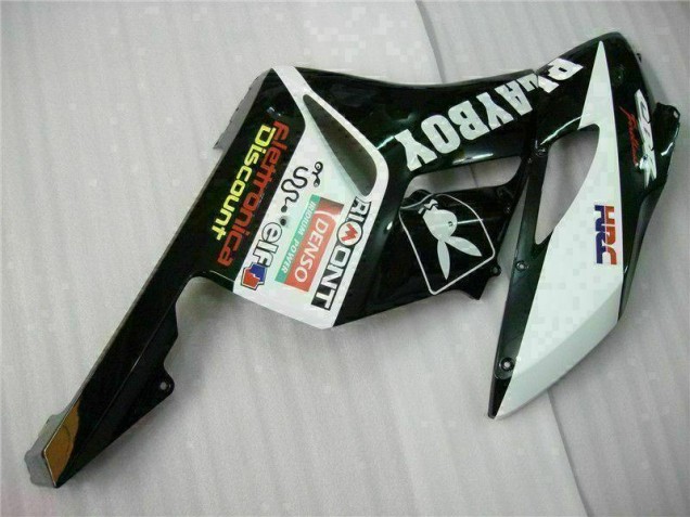 Kit Carenado Moto CBR 1000 RR 2004-2005 - Negro Blanco Kit Carenado Moto CBR 1000 RR 2004-2005 - Negro Blanco
