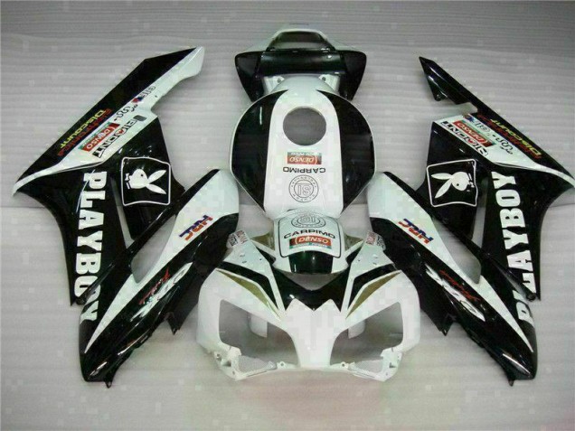 Kit Carenado Moto CBR 1000 RR 2004-2005 - Negro Blanco Kit Carenado Moto CBR 1000 RR 2004-2005 - Negro Blanco