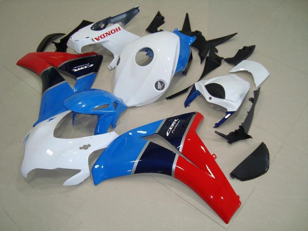 Kit Carenado Moto CBR 1000 RR 2008-2011 - Blanco Azul Rojo Kit Carenado Moto CBR 1000 RR 2008-2011 - Blanco Azul Rojo
