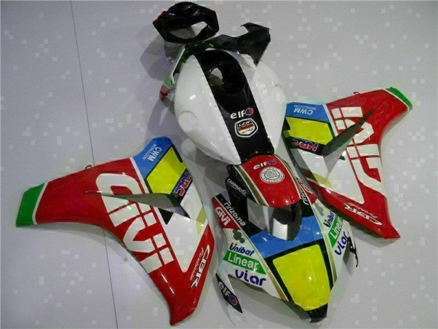 Kit Carenado Moto CBR 1000 RR 2008-2011 - Rojo Blanco Kit Carenado Moto CBR 1000 RR 2008-2011 - Rojo Blanco