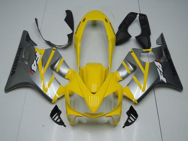 Kit Carenado Moto CBR 600 F4i 2004-2007 - Amarillo Gris Kit Carenado Moto CBR 600 F4i 2004-2007 - Amarillo Gris