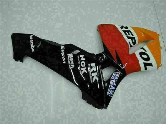 Kit Carenado Moto CBR 600 RR 2005-2006 - Naranja Negro Repsol Kit Carenado Moto CBR 600 RR 2005-2006 - Naranja Negro Repsol