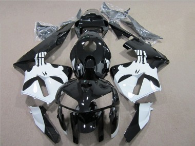 Kit Carenado Moto CBR 600 RR 2005-2006 - Negro Blanco