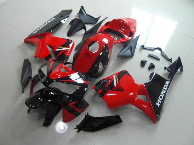 Kit Carenado Moto CBR 600 RR 2005-2006 - Rojo Negro Kit Carenado Moto CBR 600 RR 2005-2006 - Rojo Negro