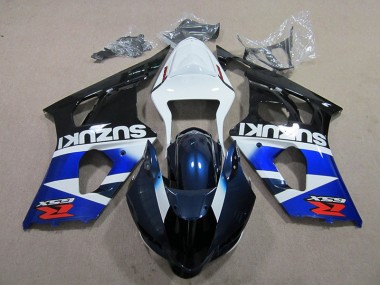 Kit Carenado Moto GSXR 1000 K3 2003-2004 - Azul Blanco Calcomanía