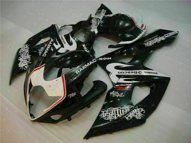 Kit Carenado Moto GSXR 1000 K5 2005-2006 - Blanco Negro Kit Carenado Moto GSXR 1000 K5 2005-2006 - Blanco Negro