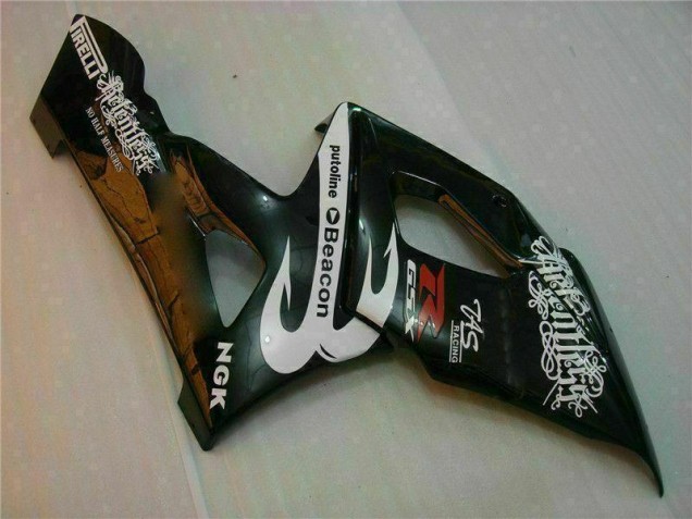 Kit Carenado Moto GSXR 1000 K5 2005-2006 - Blanco Negro Kit Carenado Moto GSXR 1000 K5 2005-2006 - Blanco Negro