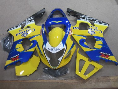 Kit Carenado Moto GSXR 600 K4 2004-2005 - Amarillo Azul Corona Extra