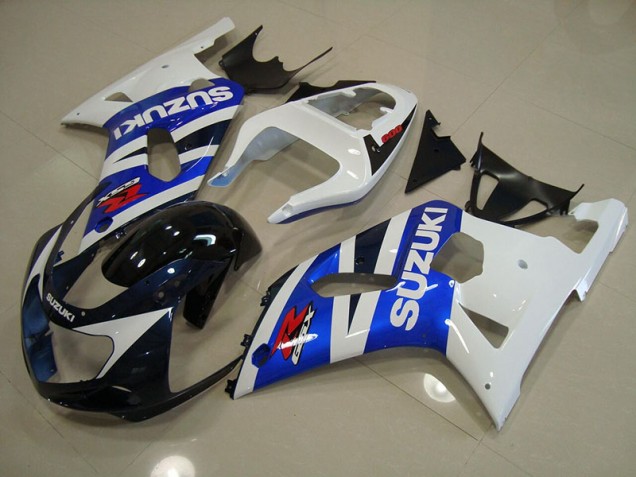 Kit Carenado Moto GSXR 750 K1 K2 K3 2001-2003 - Azul Blanco Kit Carenado Moto GSXR 750 K1 K2 K3 2001-2003 - Azul Blanco