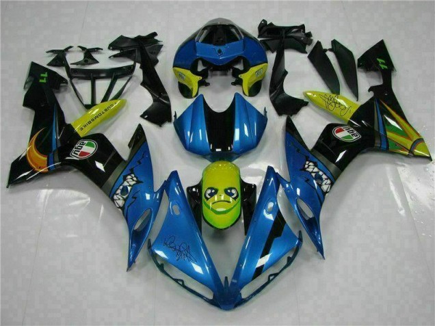 Kit Carenado Moto R1 2004-2006 - Azul Kit Carenado Moto R1 2004-2006 - Azul