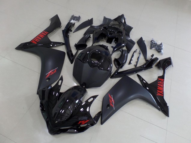 Kit Carenado Moto R1 2007-2008 - Negro Mate Rojo Kit Carenado Moto R1 2007-2008 - Negro Mate Rojo