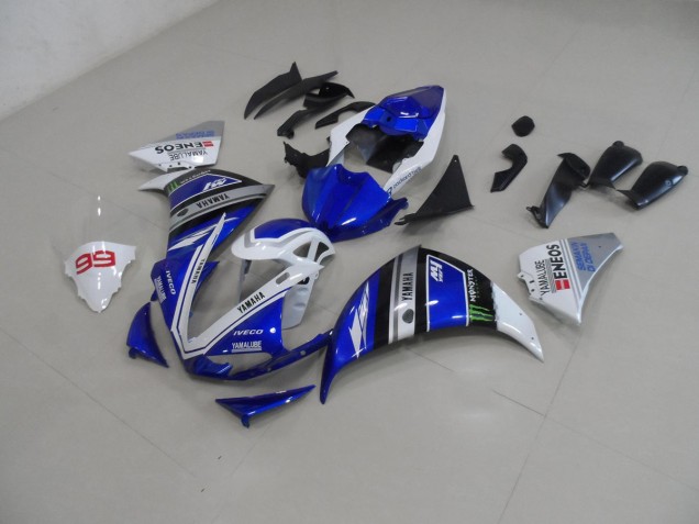 Kit Carenado Moto R1 2009-2011 - Azul Blanco Kit Carenado Moto R1 2009-2011 - Azul Blanco