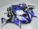 Kit Carenado Moto R1 2012-2014 - Azul Blanco Negro Kit Carenado Moto R1 2012-2014 - Azul Blanco Negro