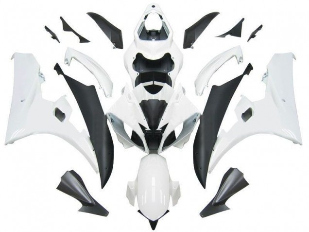 Kit Carenado Moto R6 2006-2007 - Blanco Negro Kit Carenado Moto R6 2006-2007 - Blanco Negro