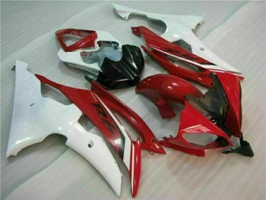 Kit Carenado Moto R6 2008-2016 - Rojo Blanco