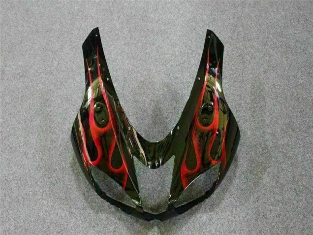 Kit Carenado Moto ZX6R 2007-2008 - Negro Rojo Llama Kit Carenado Moto ZX6R 2007-2008 - Negro Rojo Llama
