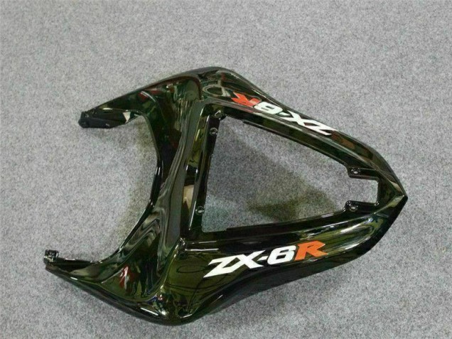 Kit Carenado Moto ZX6R 2007-2008 - Negro Rojo Llama Kit Carenado Moto ZX6R 2007-2008 - Negro Rojo Llama