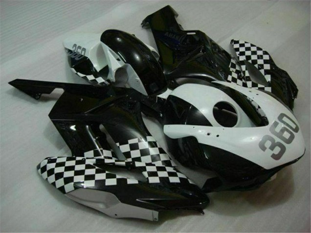 Kit Completo Carenado Moto CBR 1000 RR 2004-2005 - Blanco Negro Kit Completo Carenado Moto CBR 1000 RR 2004-2005 - Blanco Negro
