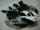 Kit Completo Carenado Moto CBR 1000 RR 2004-2005 - Blanco Negro Kit Completo Carenado Moto CBR 1000 RR 2004-2005 - Blanco Negro