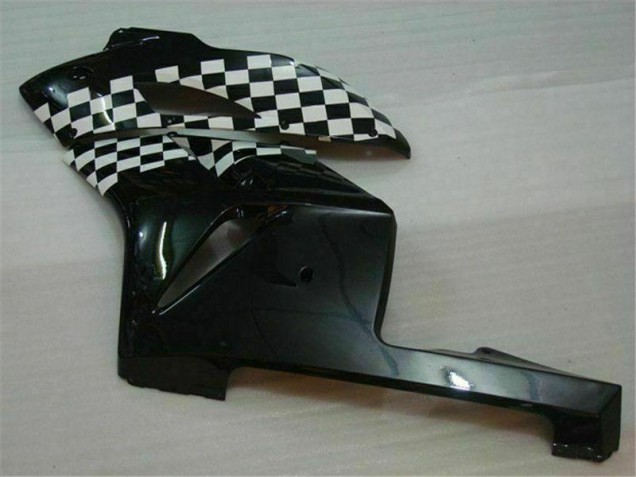 Kit Completo Carenado Moto CBR 1000 RR 2004-2005 - Blanco Negro Kit Completo Carenado Moto CBR 1000 RR 2004-2005 - Blanco Negro