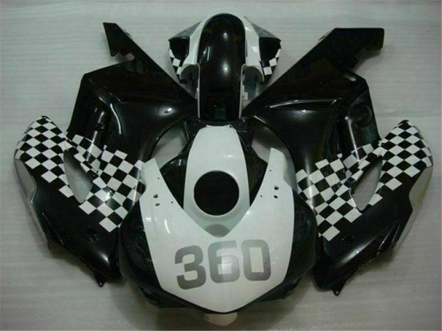 Kit Completo Carenado Moto CBR 1000 RR 2004-2005 - Blanco Negro Kit Completo Carenado Moto CBR 1000 RR 2004-2005 - Blanco Negro