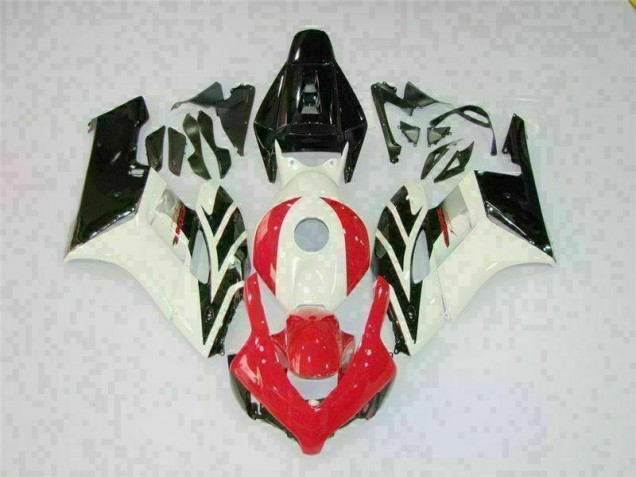 Kit Completo Carenado Moto CBR 1000 RR 2004-2005 - Blanco Rojo Negro Kit Completo Carenado Moto CBR 1000 RR 2004-2005 - Blanco Rojo Negro