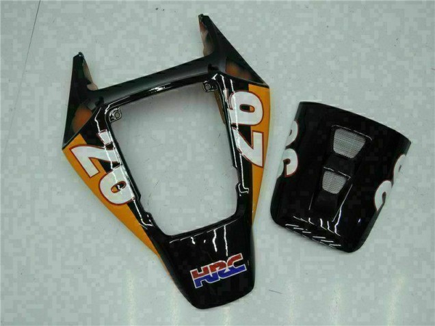 Kit Completo Carenado Moto CBR 1000 RR 2004-2005 - Naranja Negro Repsol Kit Completo Carenado Moto CBR 1000 RR 2004-2005 - Naranja Negro Repsol