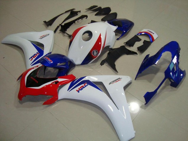 Kit Completo Carenado Moto CBR 1000 RR 2008-2011 - Blanco Azul Rojo HRC Kit Completo Carenado Moto CBR 1000 RR 2008-2011 - Blanco Azul Rojo HRC