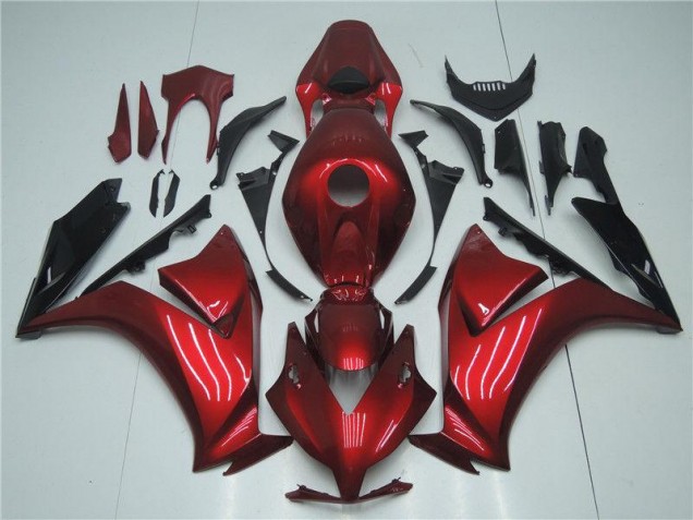 Kit Completo Carenado Moto CBR 1000 RR 2012-2016 - Rojo Negro Kit Completo Carenado Moto CBR 1000 RR 2012-2016 - Rojo Negro
