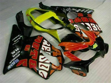 Kit Completo Carenado Moto CBR 600 F4i 2001-2003 - Naranja Negro
